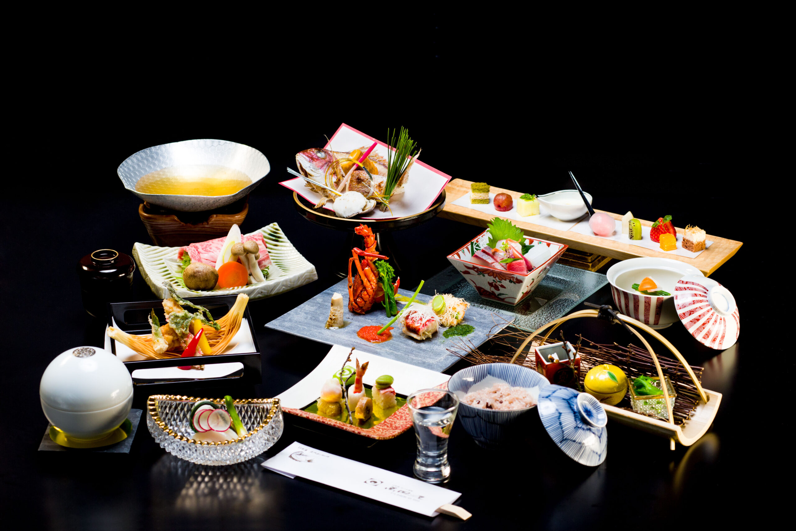祝い膳をイメージした会席料理一式
