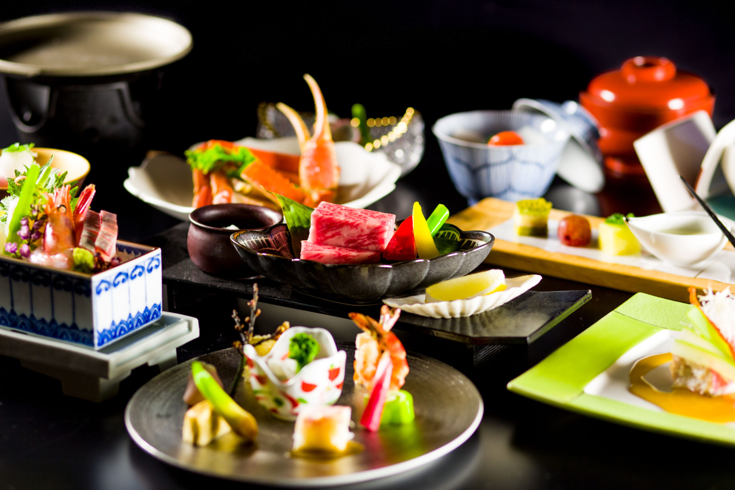 和牛料理を中心にした会席料理